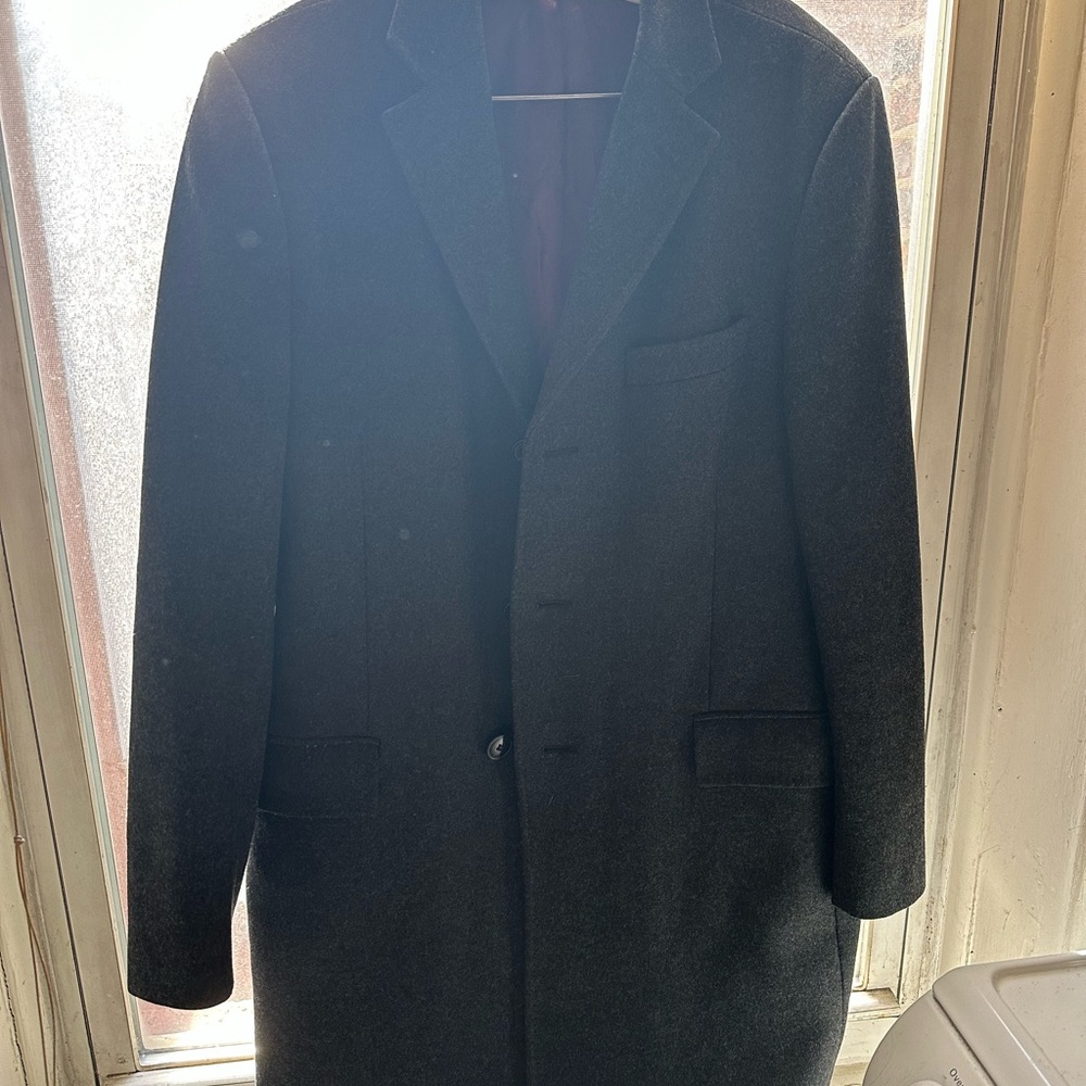 Dolce&Gabbana pre-owned notched lapels single breasted coat 75%wool 25% polyamid - Picture 4 of 5